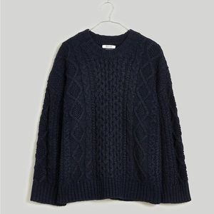 Cable-Knit Oversized Sweater